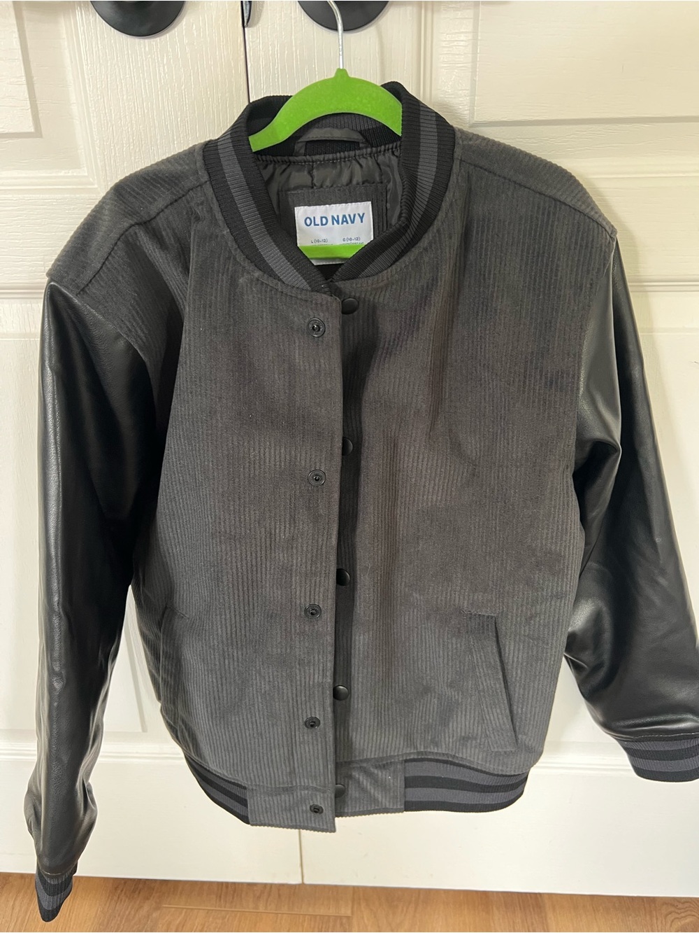 Old Navy Boys Grey Jacket with Black Accents
